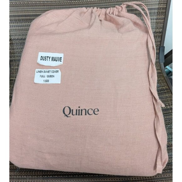 Quince Other - Quince European 100% Linen Duvet Cover 1PC Dusty Mauve Full/Queen -NEW-